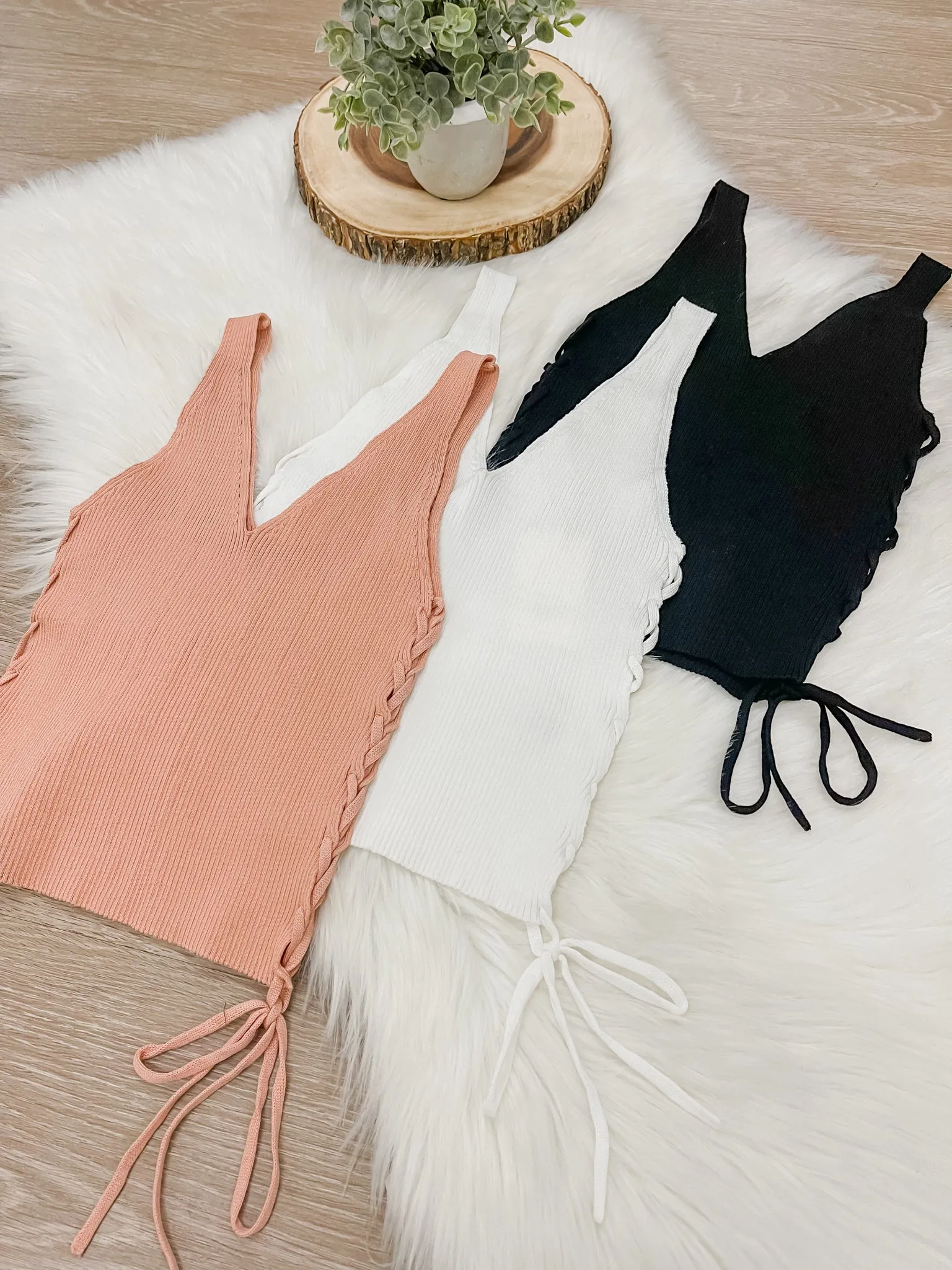 Ximena Braided Knit Top