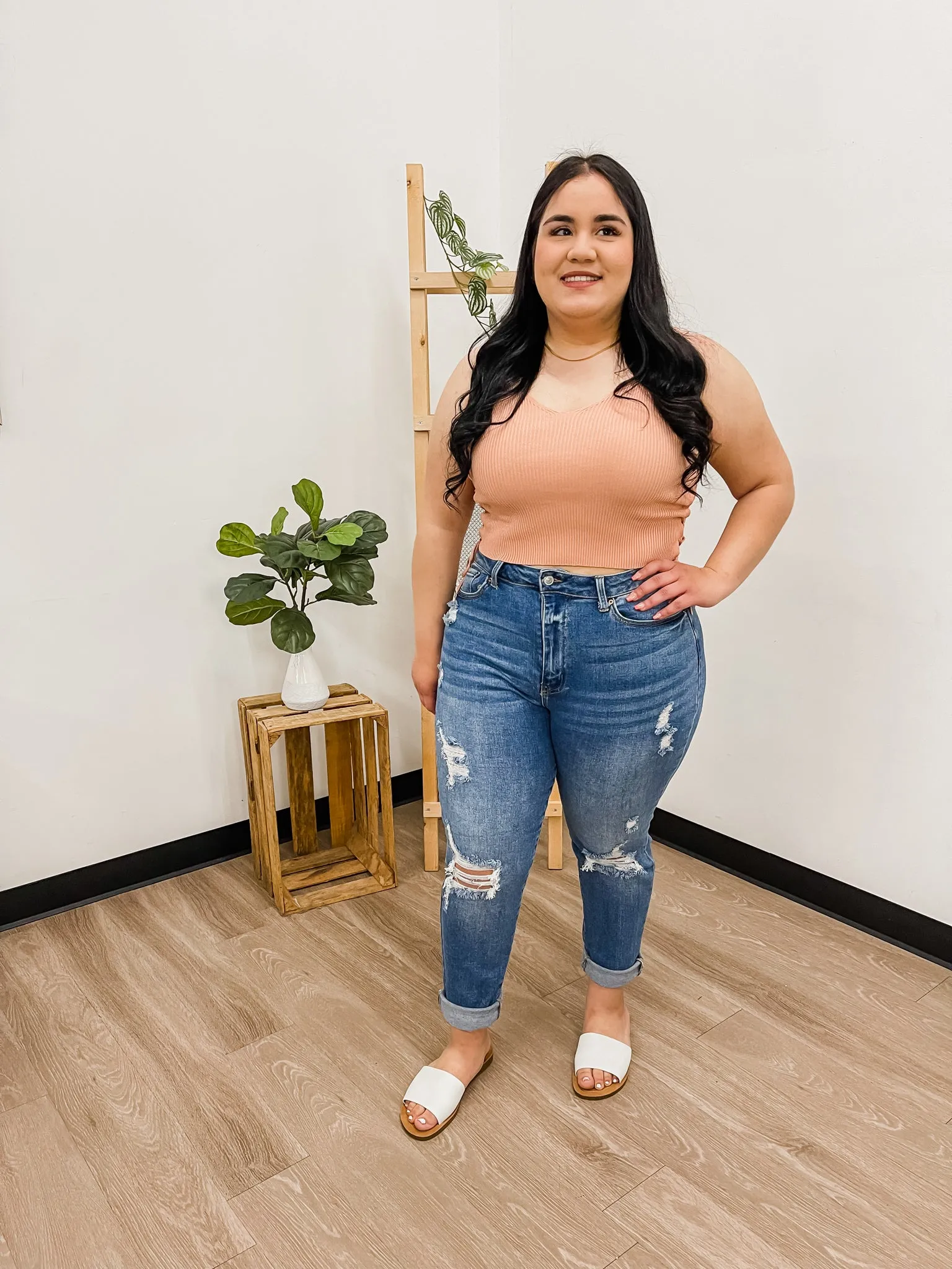 Ximena Braided Knit Top