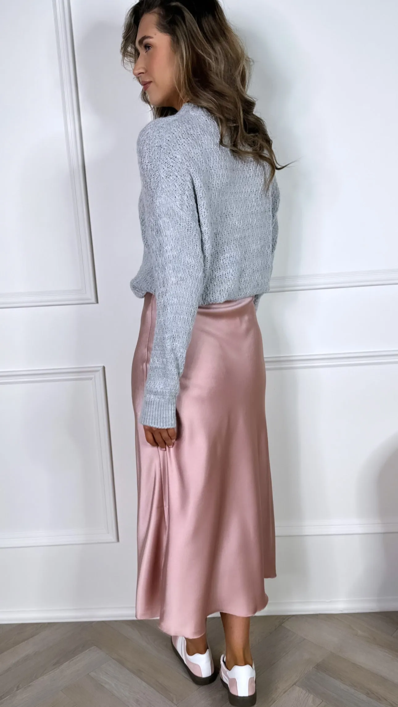 Yaella Pink Midi Skirt