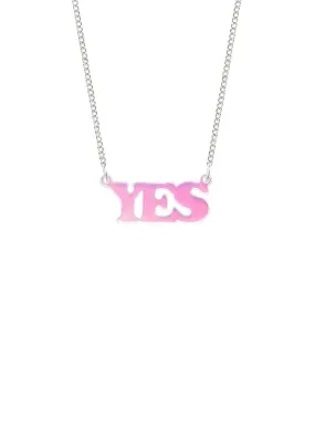 Yes Necklace - Iridescent