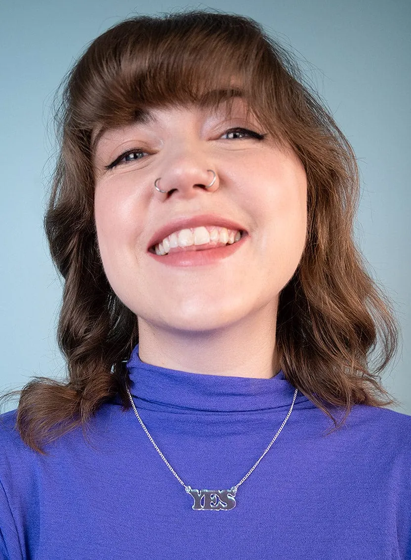 Yes Necklace - Iridescent